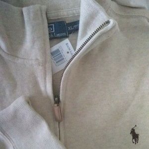 Men's Ralph Lauren 1/2 Zip Sweater XL NWT
